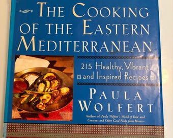 Paula Wolfert The Cooking of the Eastern Mediterranean 1994 First Edition Hardcover Mediterranean Cookbook