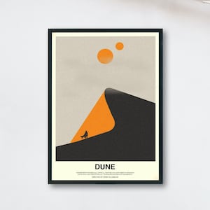 Dune Movie Poster | Dune Movie Wall Art-POSTER or CANVAS Wall Art,Unique Wall Decor,Home Decoration