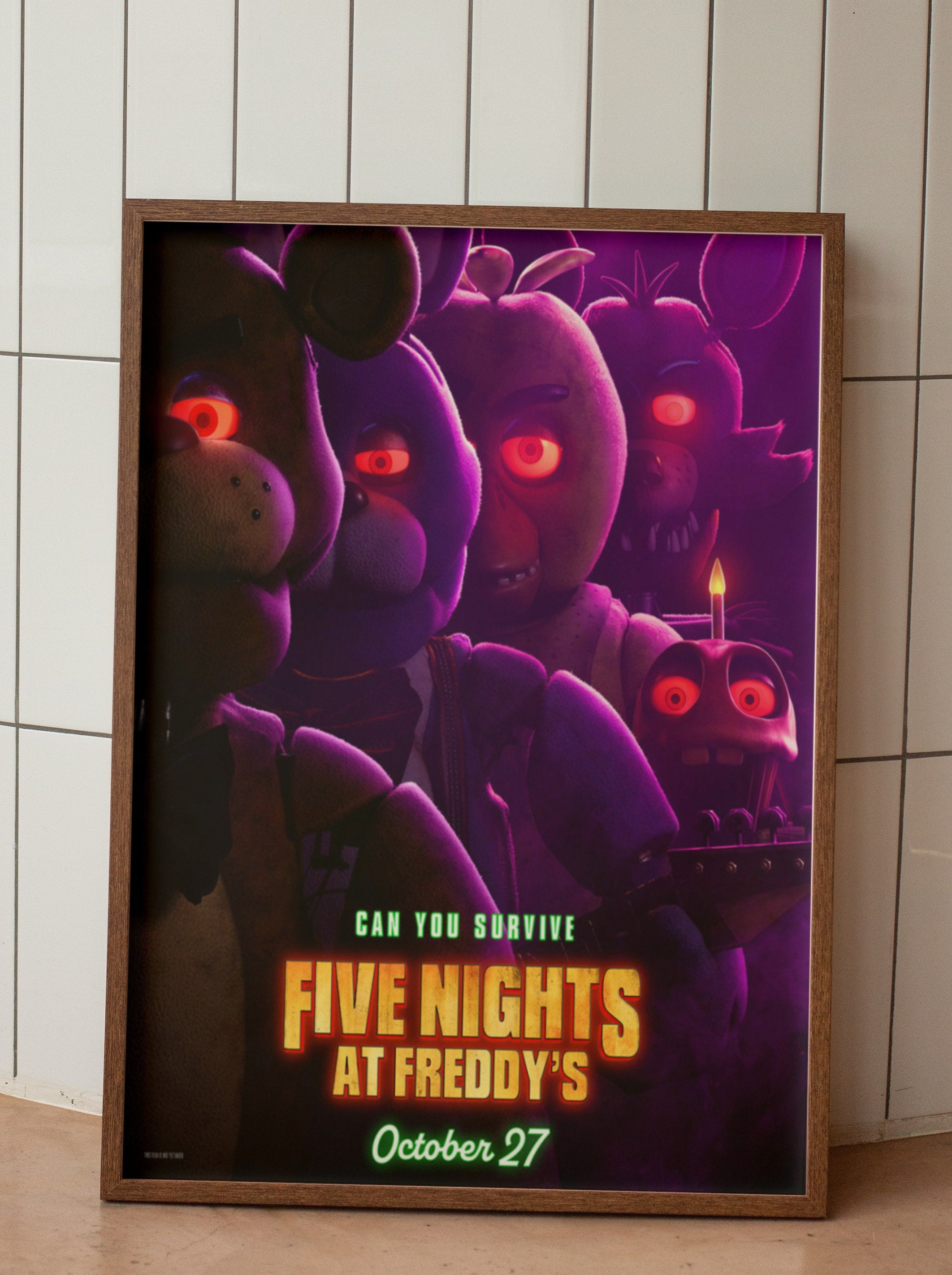 Five Nights at Freddy's Poster Game 8 X 10 Algeria