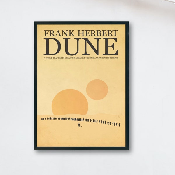 Dune Minimalist Poster,POSTER or CANVAS Wall Art, Wall Art Canvas,PosterWall Art,Unique Wall Decor,Home Decoration