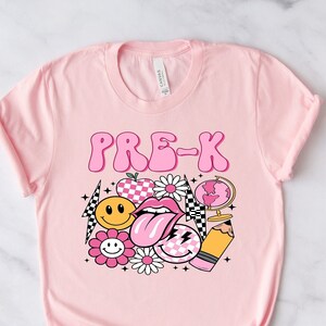 Hello Pre- K Squad, Retro Pre- K Shirt, First Day Pre- K Shirts, Pre- K Teacher, Preschool Student Tee, Pre-K Tshirt, Hello Pre K