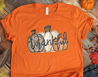 Leopard Pumpkin Print Fall Shirt, Love Fall Y'All Shirt, Hello Pumpkin, Fall Vibes, Peace Love Thanksgiving, Family Thanksgiving Shirt