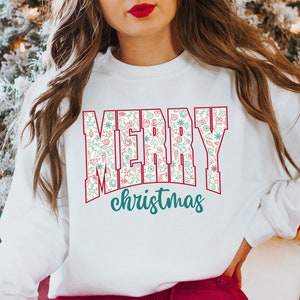 Weihnachten Sweatshirt, Frauen Weihnachten Sweatshirt, Weihnachten Sweatshirts für Frauen, Weihnachtsgeschenk Frauen, Frohe Weihnachten Sweatshirt
