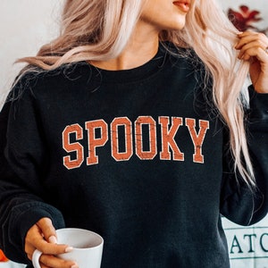 Stay Spooky Sweatshirt, Halloween Sweatshirt, Halloween Gift Hoodie, Womens Halloween Sweatshirt, Spooky Season Shirt, Ghost Halloween