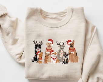 Sudadera navideña para perro, regalo navideño para dueños de perros, sudadera navideña para perros, suéter navideño, suéter navideño, camisa navideña, regalo para perros