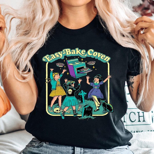 T-shirt d'Halloween, Easy Bake Coven Halloween, Halloween rétro vintage des années 90, sweat-shirt d'Halloween, chemise d'Halloween vintage, ville d'Halloween