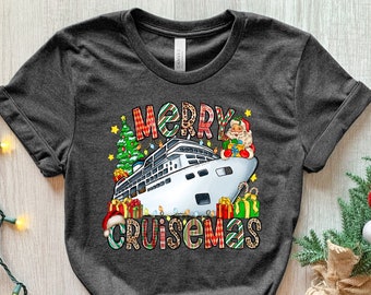 Merry Cruisemas Shirt, Family Christmas Cruise 2023 Sweatshirt, Christmas Cruise Crew Shirt, Family Cruise,Christmas Family Vacation Shirt