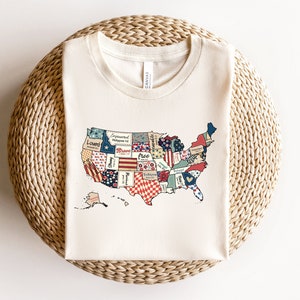Amerika USA Karte Shirt, du bist Bibel Vers USA Shirt, 4. Juli Shirt, American Girl Shirt, 1776 T-Shirt, Sommer Shirt, Unabhängigkeitstag