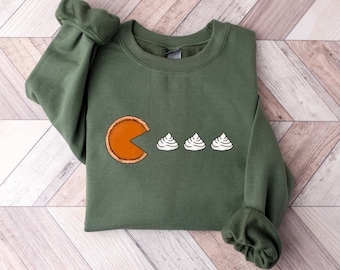 Pumpkin Pies Sweatshirt, Pumpkin Pie Sweatshirt, Thick Thighs Sweatshirt, Thanksgiving Sweatshirt for Women, Thanksgiving Sweatshirt