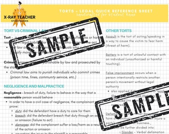 DIGITAL VERSION ARRT Study Guide: Procedures Quick Reference Sheet ...