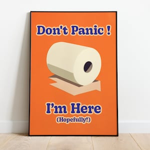 Funny Toilet Art Prints Toilet Paper Print Wc Wall Art Restroom Wall Art Funny Bathroom Poster Retro Bathroom Prints