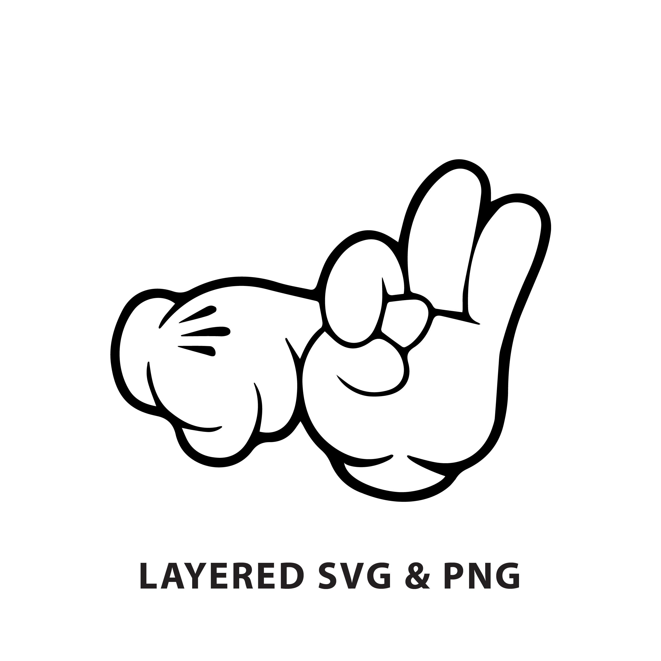 Hands - SVG PNG File Instant Digital Download - Iconic - Etsy
