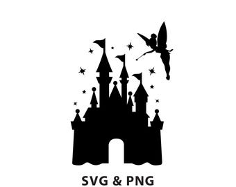 Castle - SVG PNG file instant digital download