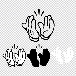 Hands - SVG PNG File Instant Digital Download - Iconic - Etsy