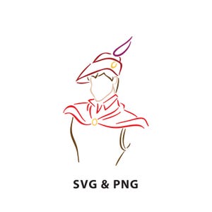 Prince - SVG PNG file instant digital download - Silhouette