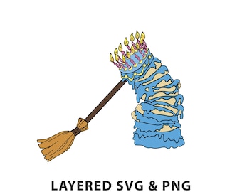 Cake - SVG PNG file instant digital download - Food