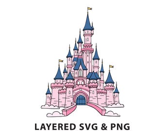 Castle - SVG PNG file instant digital download
