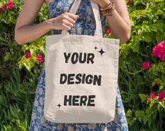 Mockup draagtas mockup natuurlijke canvas draagtas mockup draagtas mock-zand canvas draagtas boho mockup girly biologisch tasmodel