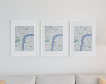 Custom Location Print - Hand Drawn To Order - First Home - Special Place - Physical Print - Frameless