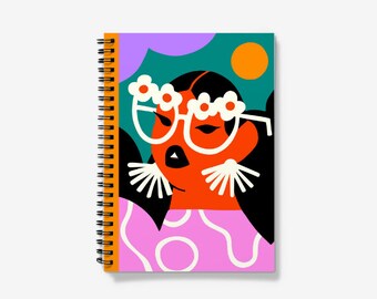 Spiral Notebook - Flower Journal
