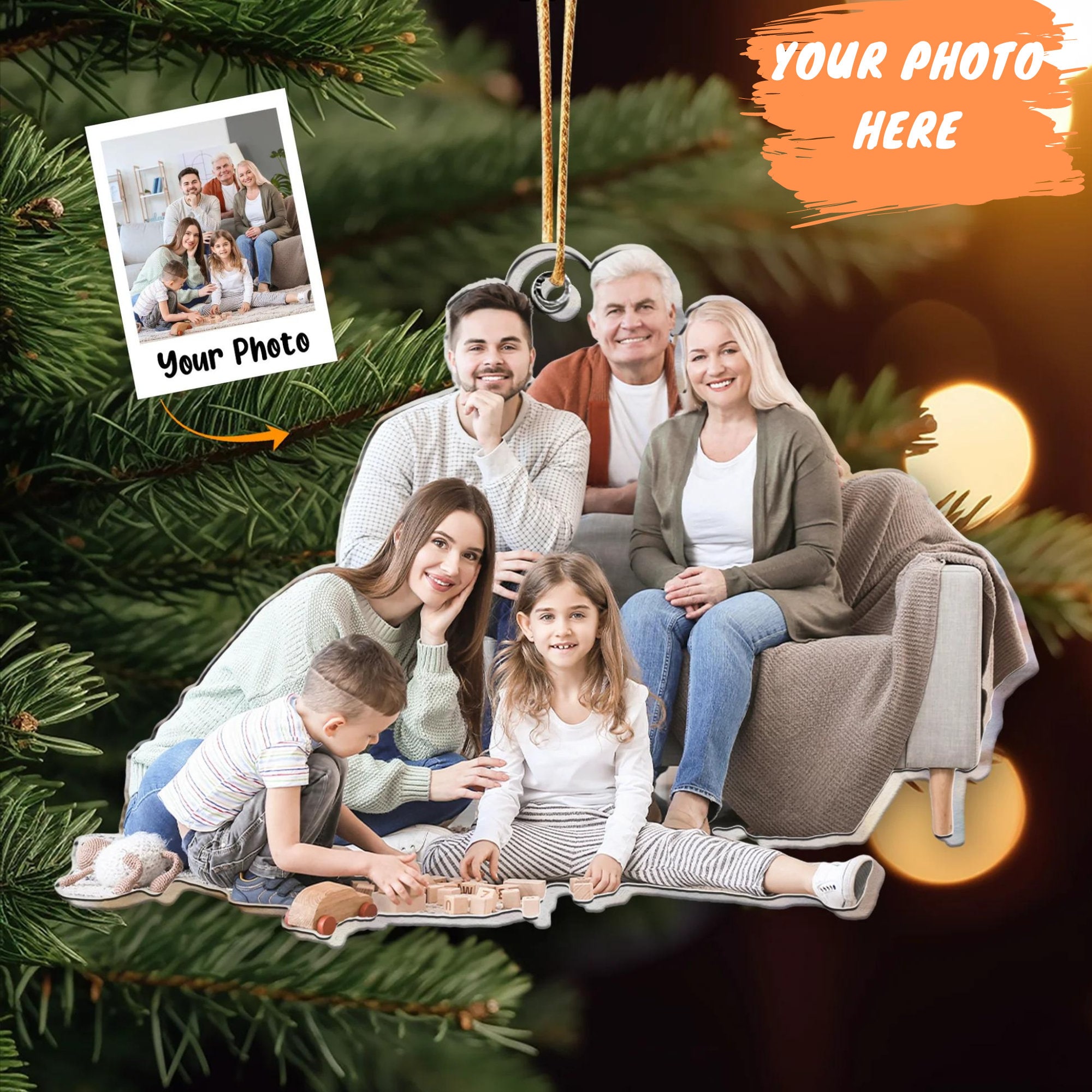 Custom photo ornament custom photo ornament personalized acrylic