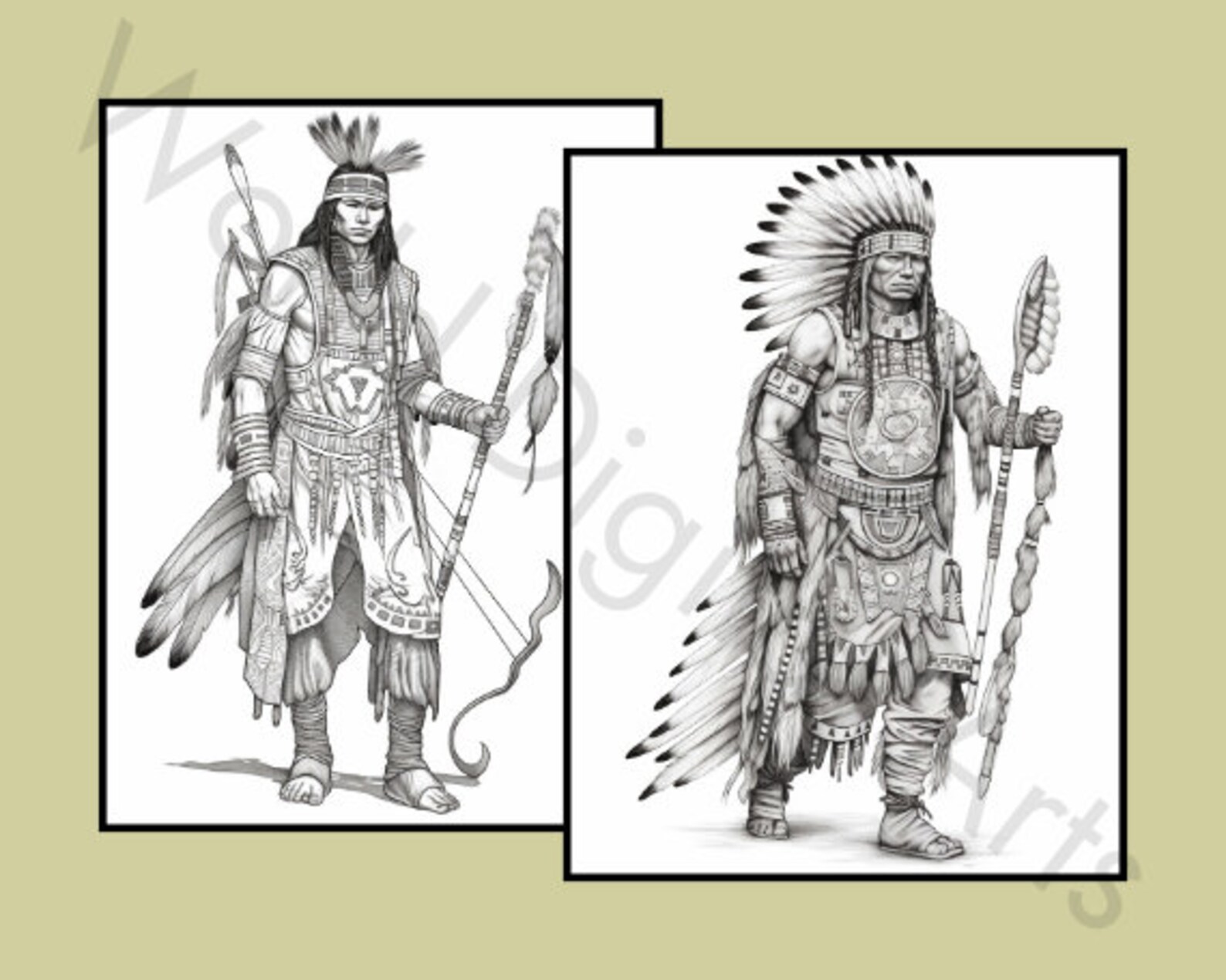 25 Tribe Coloring Pages, Sport Coloring Book, Coloring Bundle ...