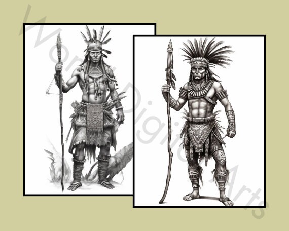 25 Tribe Coloring Pages, Sport Coloring Book, Coloring Bundle ...