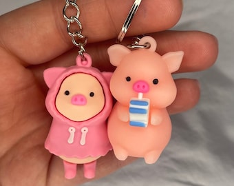Piglet Keychain, Keys, Accessories