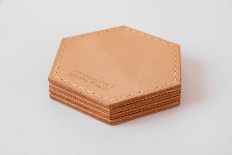 MothercraftGoodsShop Leather Coasters - Thumbnail 3