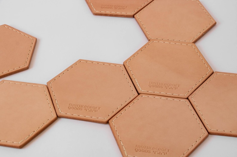 MothercraftGoodsShop Leather Coasters - Thumbnail 4