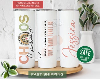 Chaos Coordinator Tumbler Personalized  Chaos Coordinator Gift Teacher, Tumbler Day Care Teacher Cup, Day Care Teacher Gift Gift For Boss
