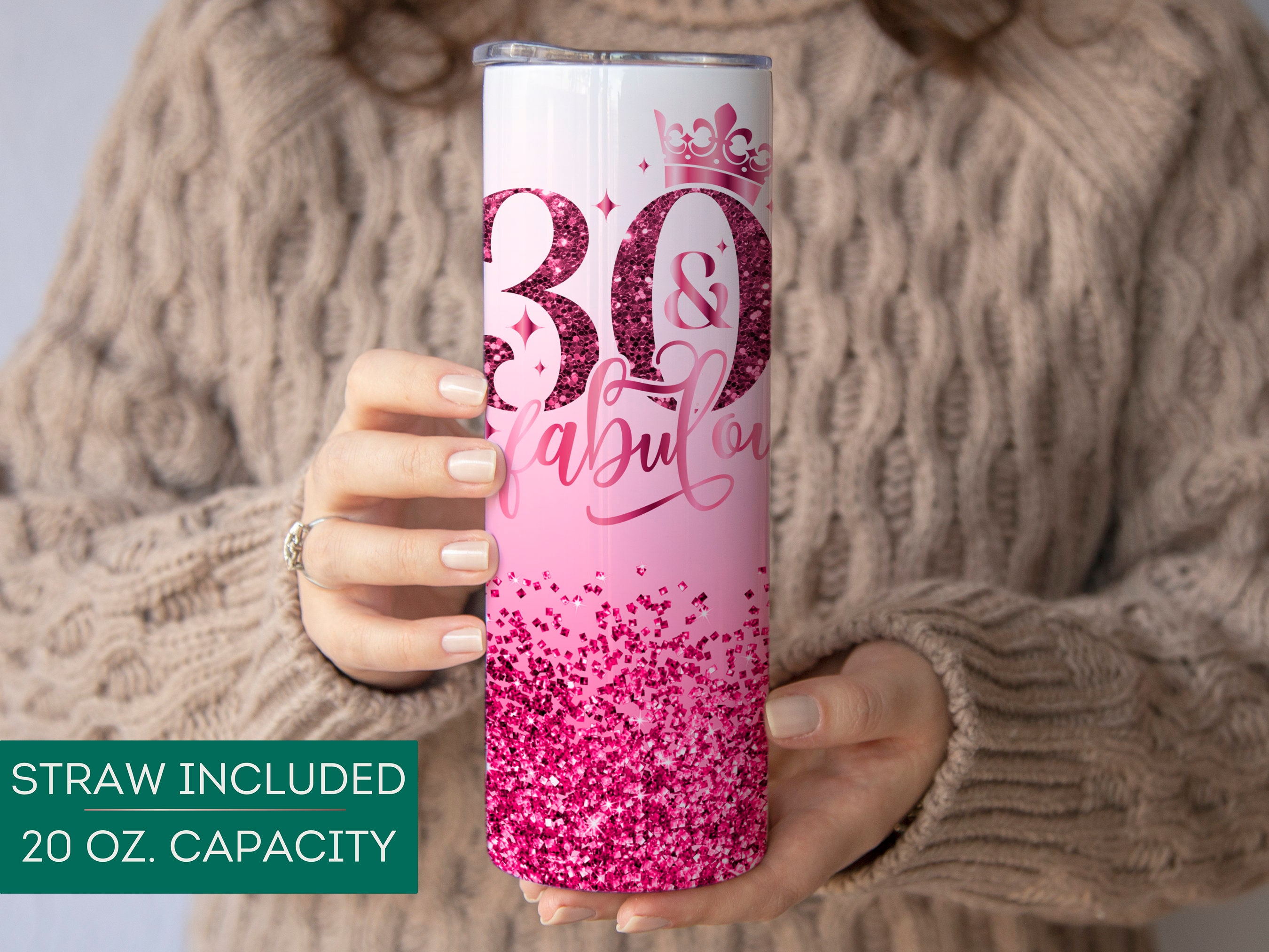 30 and Fabulous Birthday Tumbler Personalized 30th Birthday Gifts, 30th Cup  Gift for Her, 30th Happy Birthday, 30th Birthday Cup Tumbler - Etsy