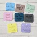Luggage Tags  Personalized 1/8" | Acrylic Custom ID Tag | Backpack tag | Address tag | Travel Tag | Name Tag | Travel Accessories