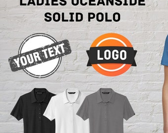 Benutzerdefinierte TravisMathew Damen Oceanside Solid Polo -Ihr Text / Logo / Monogramm, personalisiertes Geschenk für ihn -TM1WW001