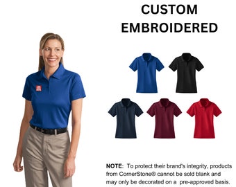 CornerStone® bordado personalizado - Ladies Select Snag-Proof Polo, su texto, logotipo o arte bordado, "Sin tarifa de digitalización"