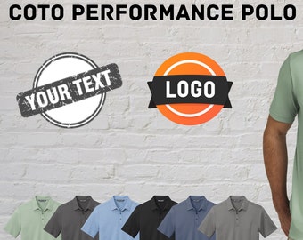 Custom  TravisMathew Coto Performance Polo- Your Text/Logo/Monogramm,Personolized Gift for him -TM1MU410