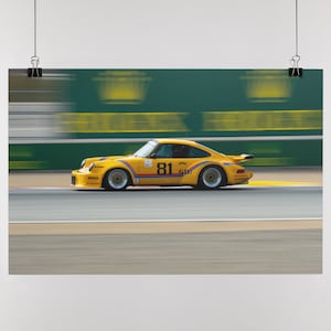Porsche 911 RSR at Laguna Seca, Rolex Monterey Motorsports Reunion | Vintage racecar Home Decor, Sportscar Photography, Giclée Fine Art