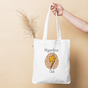 Hyperfokus Club | Tragetasche aus Bio-Baumwolle
