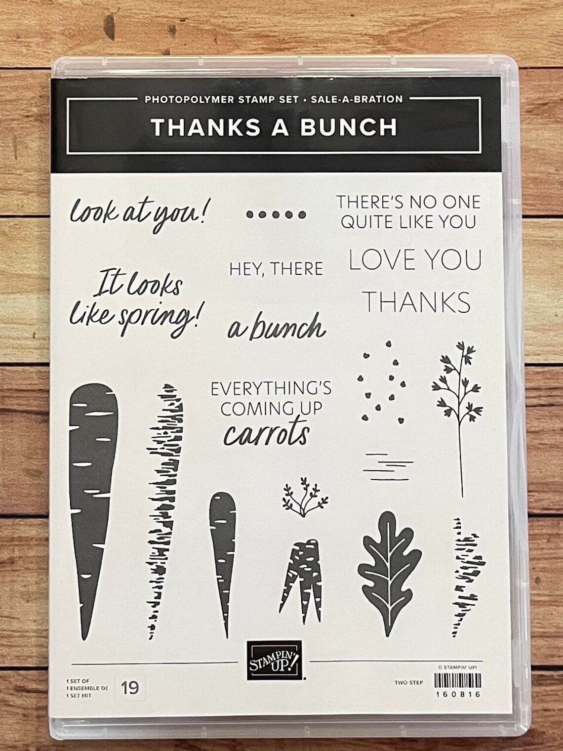 Thanks a Bunch Stamp Set - Etsy