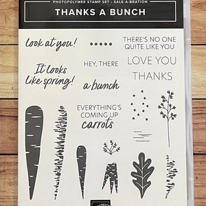 Thanks a Bunch Stamp Set - Etsy