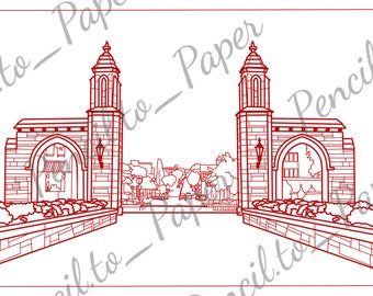 Indiana University themed greeting cards- 3 pack