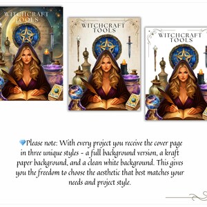 Witchcraft Tools Grimoire Pages: Book of Shadows (PDF Download) image 6