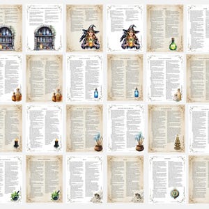 Witchcraft Tools Grimoire Pages: Book of Shadows (PDF Download) image 18