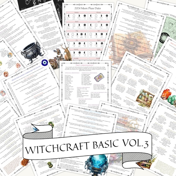 Witchcraft Basic, Enchanting Essentials: Wicca Wisdom in PDF, Vol.3