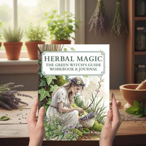 HERBAL MAGIC: The Green Witch’s Guide Workbook & Journal 350 Pages immagine 11