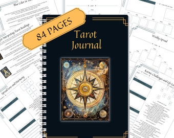 Tarot Spread Guide: 60 Diverse Readings, 84-Page Journal (PDF)