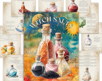 Kolekcja soli czarownic | Magiczne przepisy na sól | Strony PDF | Czary, zaklęcia, rytuały