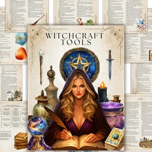 Witchcraft Tools Grimoire Pages: Book of Shadows (PDF Download) image 7
