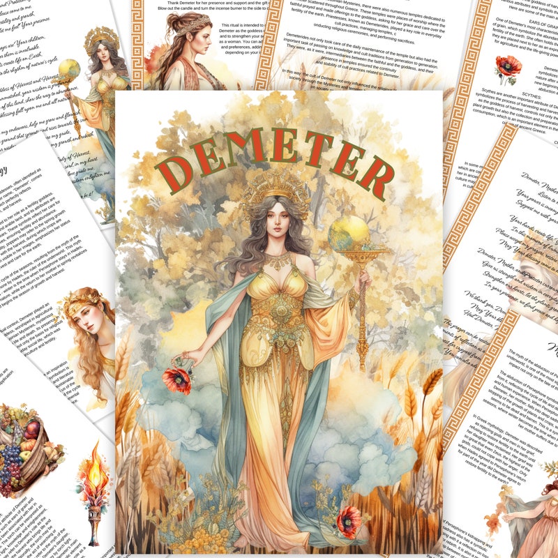 Demeter Notes Demeter - Etsy