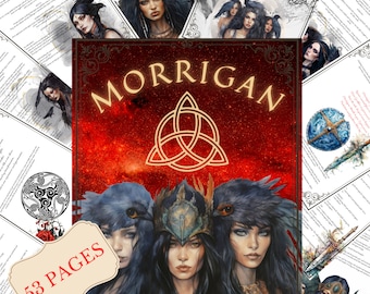 Morrigan Celtic Goddess Guide: Rituals, Symbols & Magic - Digital Download for Pagan Spirituality